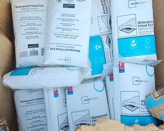 Waterproof fitted mattress protectors.