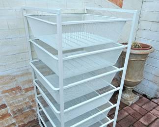 Wire storage basket.