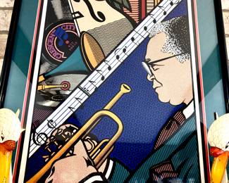 Framed New Orleans Jazz Fest posters