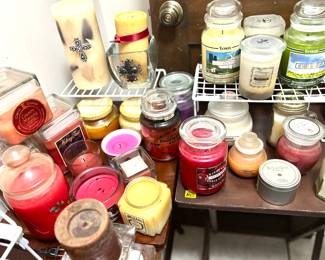 Assorted candles