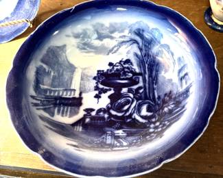 Vintage Flow Blue bowl