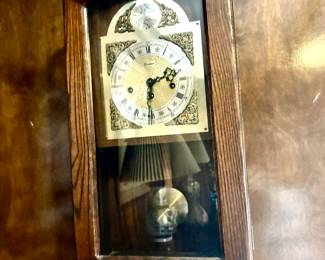 Vintage wood wall clock