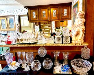 Waterford and other crystal