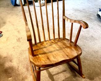 Vintage Windsor style rocker