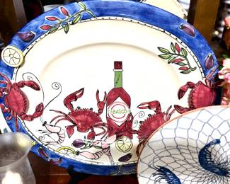 Large Tika Tabasco l platter