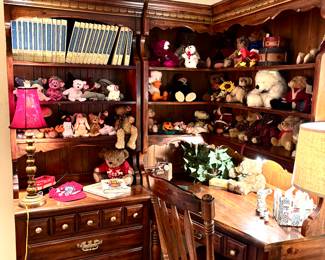 3 piece desk and bookcases