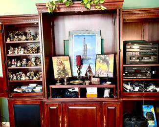 Media unit/2 side shelves