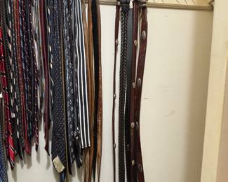 Ties and belts