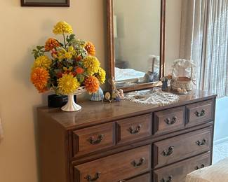 Six piece bedroom suite. Before and after Heritage staging.