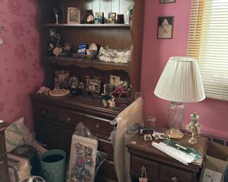 Dresser, Nightstand, Knick Knacks
