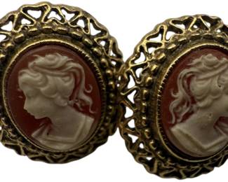 Vintage Cameo Earrings