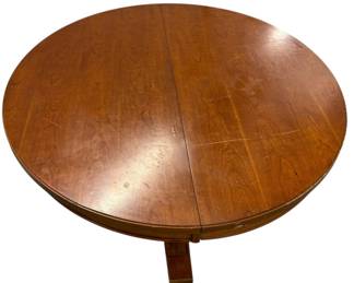 Fruitwood Solid Wood Table wLeaf
