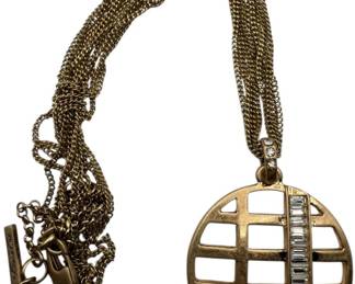 Kenneth Cole Necklace Gold Tone