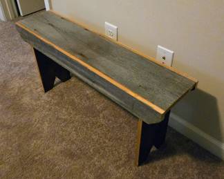 Rustic Barnwood Bench
