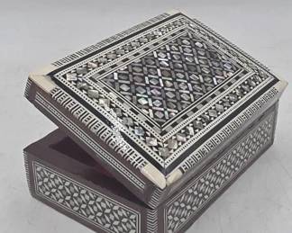 mother of pearl jewelry box