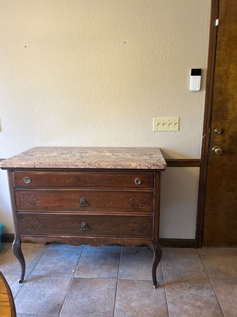 Marble top sideboard in great shape