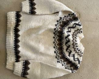 80s Icelandic style sweater