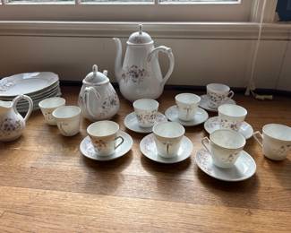 Limoges pattern from 1870s. Porcelain