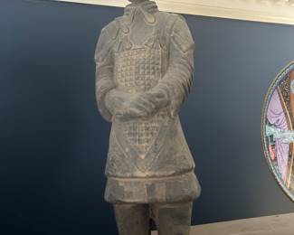 Reproduction of a Chinese
tomb soldier… purchased
at Disney World in the late
90s.. about 12” tall