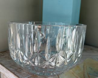 Large Waterford bowl 8”x5”H