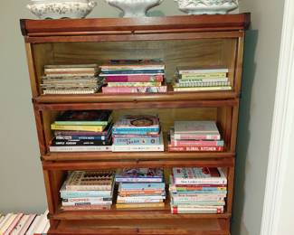 Stunning lawyers bookcase an authentic antique. 