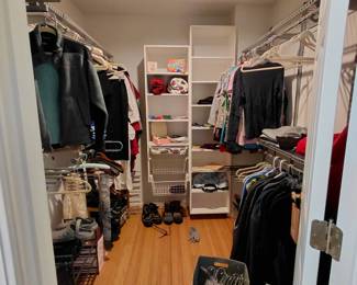 Wonderful closet items.