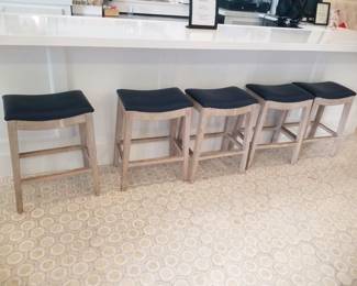 Bar stools - 5 available. Bar stools are 26 inches tall. $50 each