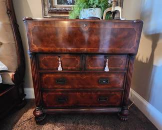 Magnificent Hickory White Secretary 