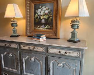 Hand Painted Buffet/Console