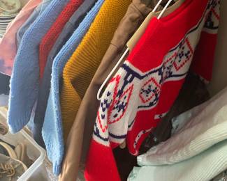 Cool vintage clothes.