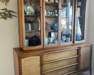 Super cool mid-century Lane hutch.
