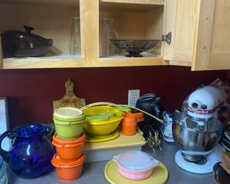 Vintage kitchen ware.