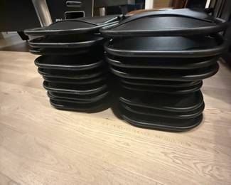 STACK OF 20 FOLDING CHAIRS