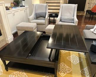 DESIGNER COFFEE TABLE WITH EXTENSION