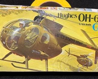 Revell toy models.  https://modestlambestatesales.hibid.com/