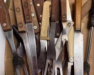 Vintage knives. Butcher.  https://modestlambestatesales.hibid.com/