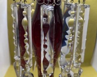 Bohemian cranberry. Crystal. https://modestlambestatesales.hibid.com/