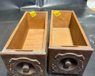 Sewing machine cabinet drawers.  https://modestlambestatesales.hibid.com/