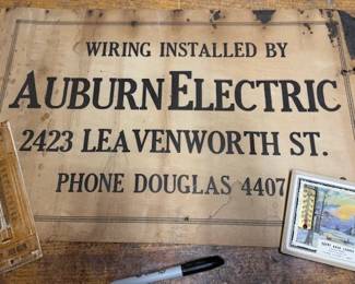 Advertising thermometers. Omaha. Ephemera.  https://modestlambestatesales.hibid.com/