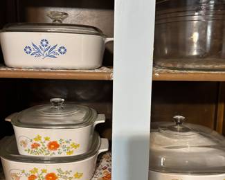 Corningware, mandatory!