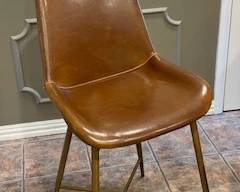 Vintage Mid- century Leather Bar Stool -sorry only 1