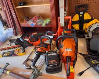 Tools all in the Garage