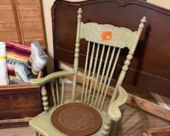 3 Wooden Rocking Chairs