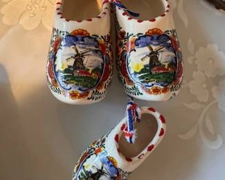 Porcelain Souvenir Holland Shoes