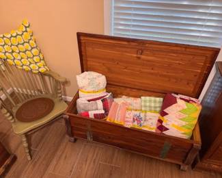 Hand made quitlts made by Grandmother, Aunt, and Little Od Ladies