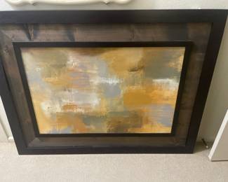 huge framed contemporary  art 