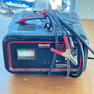 Sears 12V Manual Battery Charger 6A 2A Automotive Car Truck Charger Model 47002