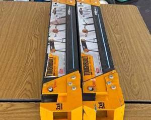 ToughBuilt SH60 Folding Sawhorse Jobsite Table Pair 2600lb Capacity 2x4 Support Arms