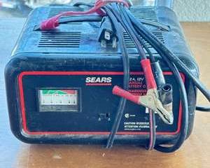 Sears 12V Manual Battery Charger 6A 2A Automotive Car Truck Charger Model 47002