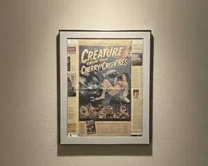  Framed Newspaper Cover Story “Creature From the Cherry Creek Res” – Rocky Mountain News, Swimsuit Feature
